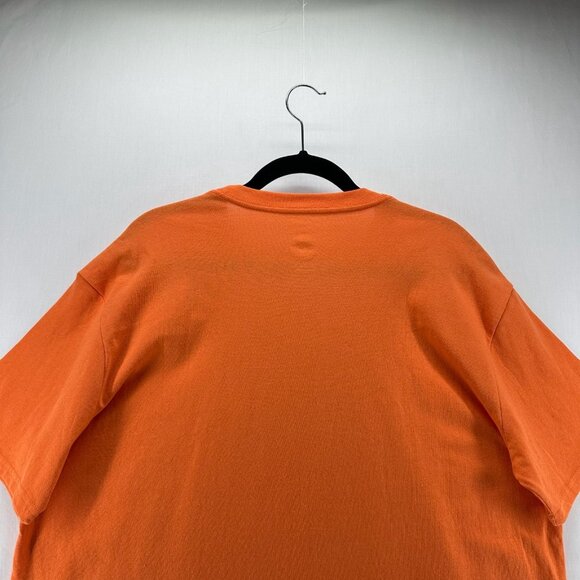 Urban Outfitters Sorry I’m Late Oversized T-Shirt Womens M Short Sleeve Orange - Picture 6 of 15